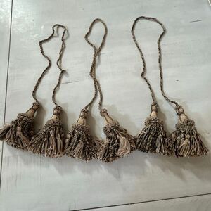 3 Drapery Tieback Tassels